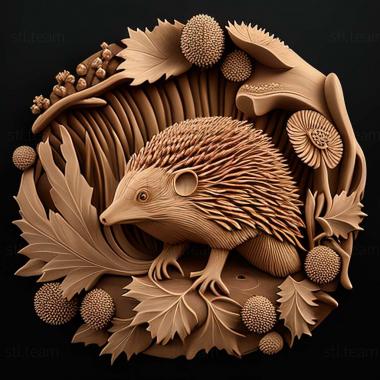 3D model hedgehog (STL)